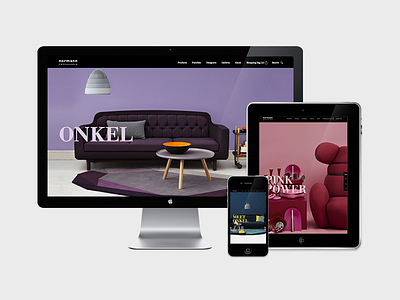 Normann Copenhagen Intro webdesign