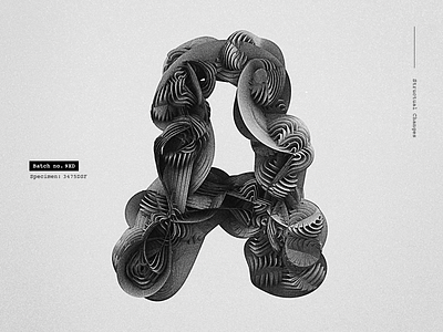 Structual Changes 3d abstract c4d experiment typography