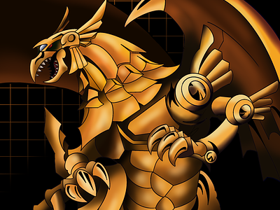 winged dragon of ra background