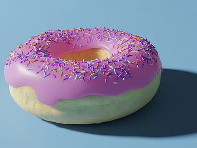 3D Donut 3d app branding design icon illustration logo typography ui ux vector
