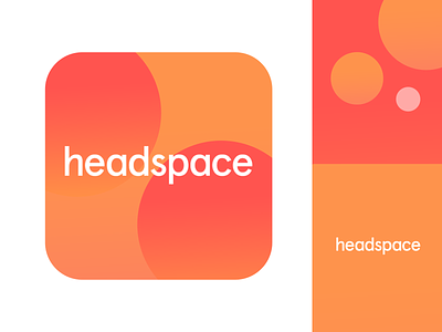 Headspace (Logo Design) 3d animation app branding design graphic design icon illustration logo motion graphics typography ui ux vector