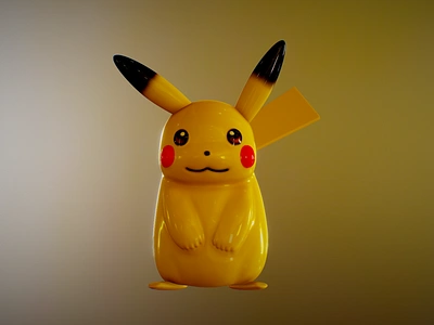 3D Pikachu 3d animation app branding design graphic design icon illustration logo motion graphics typography ui ux vector