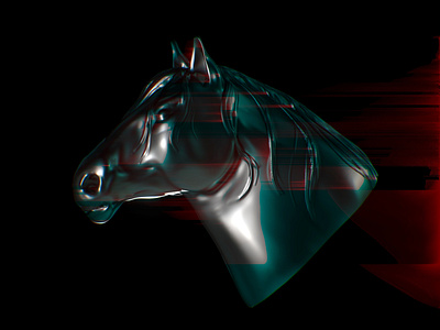 3D Horse 3d animation app branding design graphic design icon illustration logo motion graphics typography ui ux vector