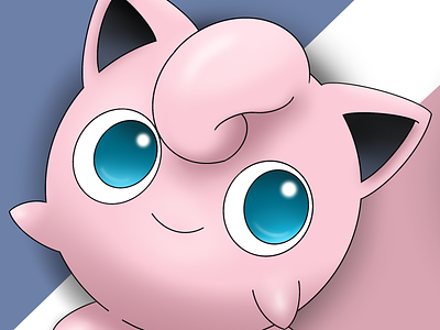 Jigglypuff (Pokémon) 3d animation anime app branding design graphic design icon illustration logo pokemon typography ui ux vector