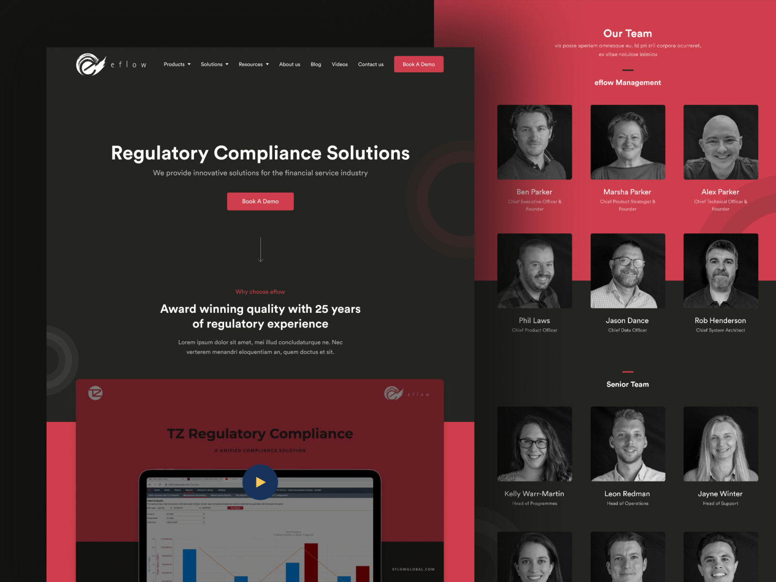 E flow website by Faizan Ul Hassan Arshad on Dribbble