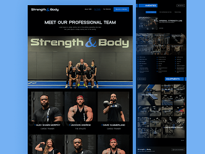 Fitness Website UI appdesign design illustration landing page logo mobile app mobileapp ui uiux ux website website ui