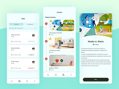 Child learning & Task management Mobile app (Children side UI) appdesign design illustration logo mobile app mobileapp ui uiux ux website