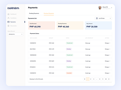 Foreign Office Portal Payments - Tailwind CSS UI