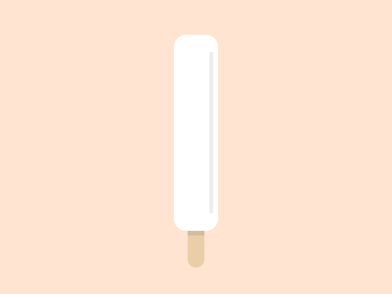 Icecream colours flat food geometric hot ice cream illustration summer