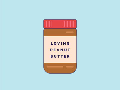 Peanut Butter 90s butter food geometric love minimal peanut shapes