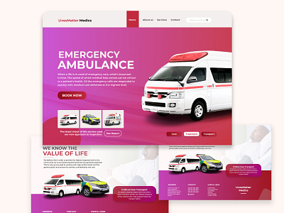 LivesMatter Medics Landing Page