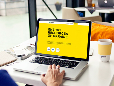 energy branding energy flat minimal responsive simple sndsgn ui ukraine ux web design website