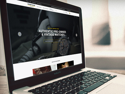 Ermitage flat magento minimal responsive rolex simple sndsgn ui ux watch web design website