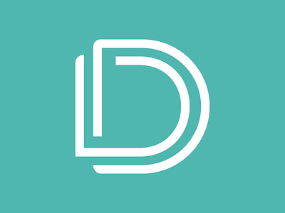Dalit Designs d icon logo mark minimalistic