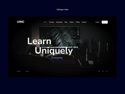 “UIMC” Landing Page Design adobe xd adobexd creative design figmadesign graphicdesign landing landing design landing page concept landing page ui landing pages template templatedesign uidesign uiux uxdesign webdesign website website concept