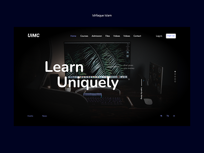 “UIMC” Landing Page Design