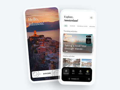 Travel App Design