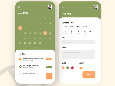 Task Schedule App by Ishfaque Islam on Dribbble
