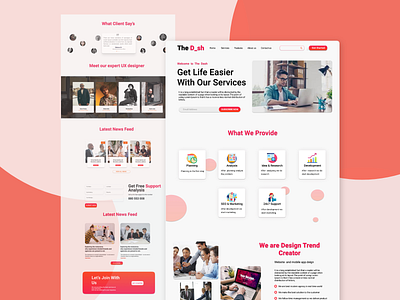 Website Landing Page Design