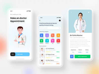 Doctor Appointment App appointmentapp appointmentdesignappui creativeui doctor doctorapp doctorappointment doctorappointmentapp doctorappointmentappdesign doctorappui doctorbookedapp doctorbookingapp doctorsappdesign ui uidesign uiux videocalldoctor