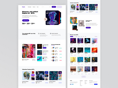 NFT Landing Page adobexd attractivelandingpage creativedesign creativeui cryptocurrency design landingpage landingpagedesign nft nftlandingpage nftlandingpagedesign nftwebsite ui uidesign uiux uxdesigner webdesign webdesigner website