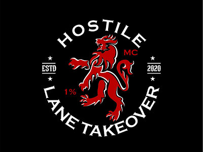 Hostile Lane Takeover Logo logodesign logodesigner