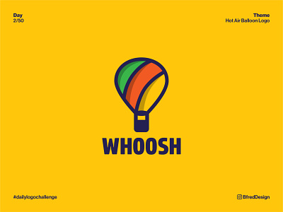Daily Logo Challenge – Day 2 balloon branding bright daily logo challenge design hot air balloon logo logo design vector