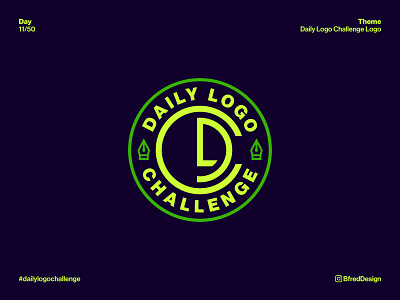 Logo Challenge – Day 11 branding c d daily logo challenge design l letters logo monogram patch