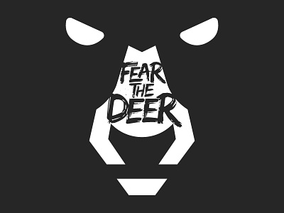 2018 Fear The Deer Playoff Giveaway Shirt - Game 4 brush bucks design fear the deer font graphic logo mark milwaukee typography word