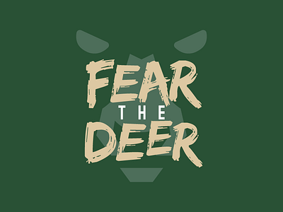 2019 Bucks Playoffs Shooting Shirt basketball bucks fear the deer graphic design milwaukee shirt design