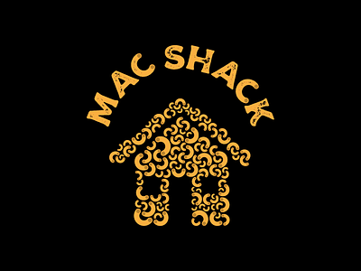 Mac Shack branding cheese kiosk logo mac macaroni noodle shack