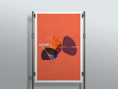 Synekis art direction branding color education graphic graphic design identity modern poster print startup website