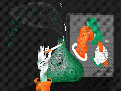 Spaces animation illustration loop magic spaces texture