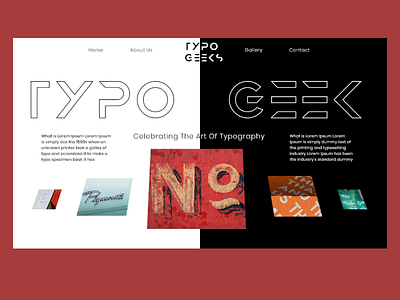 TypoGeeks landing page