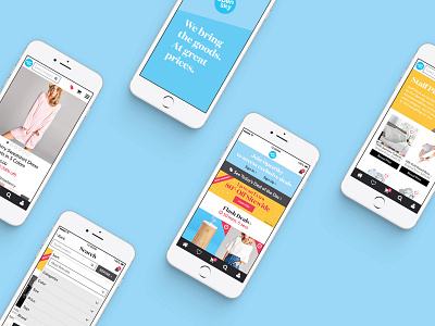 OpenSky App app branding ecommerce ui visual design