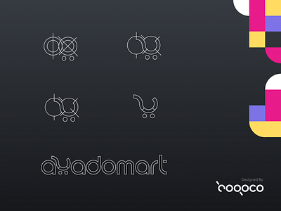 Aladomart Branding aladomart brand guideline branding creative design agency design studio design studio india dhipu dhipu mathew freebie hogoco illustration interaction design logo mobile ux