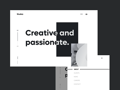 Studio designs, themes, templates and downloadable graphic elements  on Dribbble