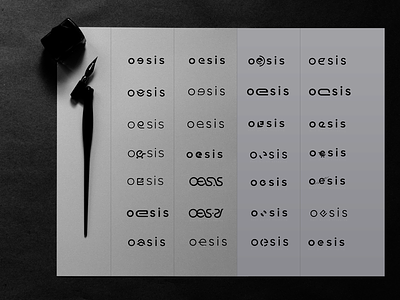 Rough sketch ideas for OESIS Brand