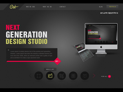 Web2graphix UI creative html5 ui ul flat web2graphix