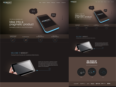 Mobisoft Infotech creative html5 mobisoft infotech ui ul flat web application