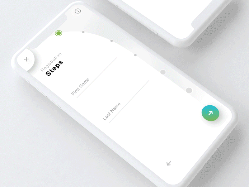 Registration Concept - UX flow attentive dhipu dhipu mathew freebie inspire uxd interaction design ios mobile app registration concept