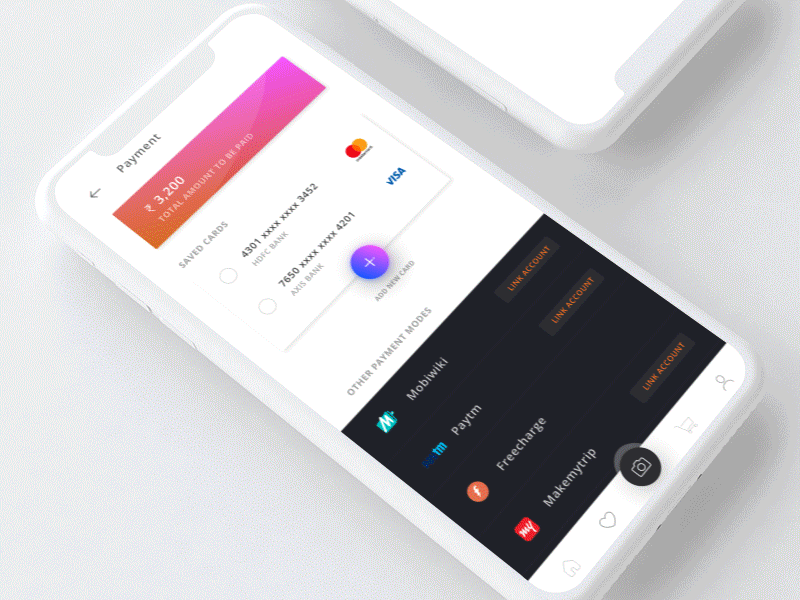 Checkout Animated Flow card payment checkout checkout animation daily ui dailyui dhipu dhipu mathew inspire uxd payment