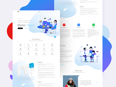 Mentorthesis - Website UX