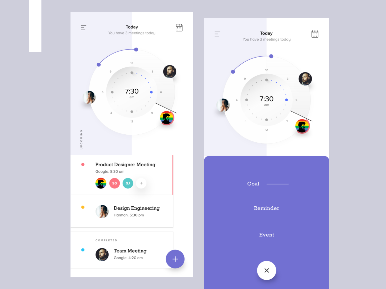 Calendar App Concept