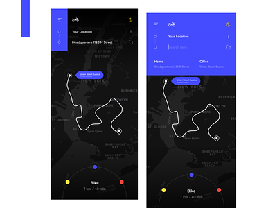 Map Navigation UX Concept