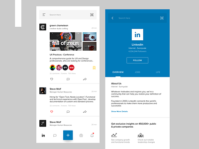 Linkedin Redesign - UX Concept