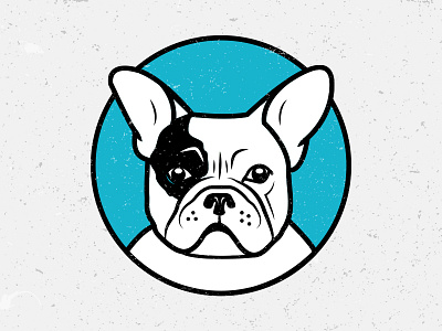 Bulldog Logo animal dog french bulldog fun illustration logo