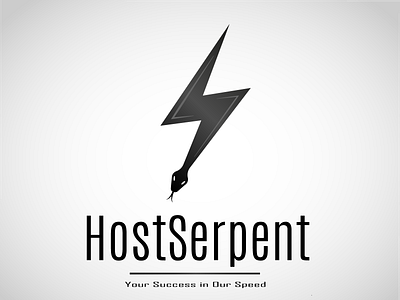 Host Logo branding design host branding host logo host website hosting logo serpent
