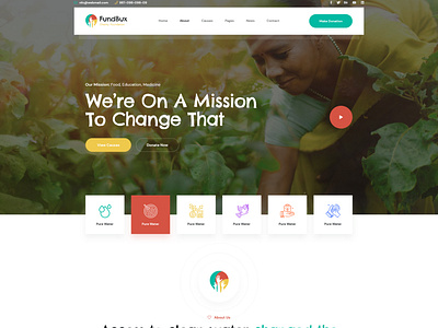 Fundbux - Charity & Fundraise Template