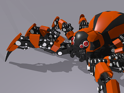 3D spider model